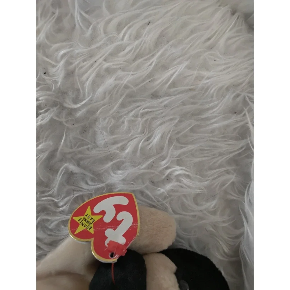 Ty Beanie Baby Pugsly Pug Dog Plush Toy 1996 Red Tag
